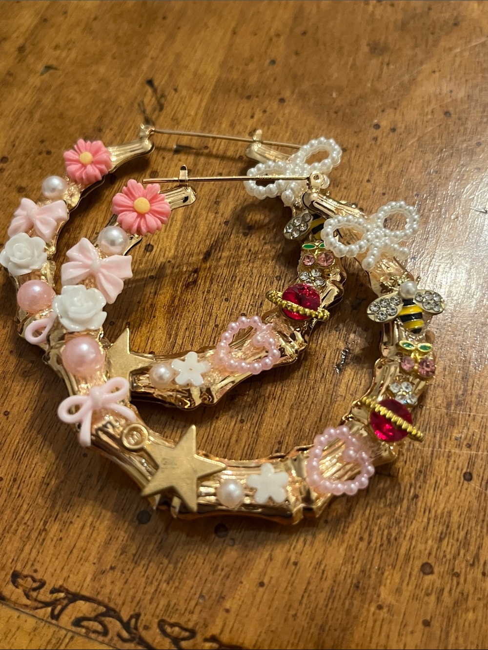 Junk Hoop Earrings